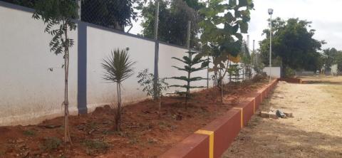 Compound wall @ JIT-Davanagere, Karnataka