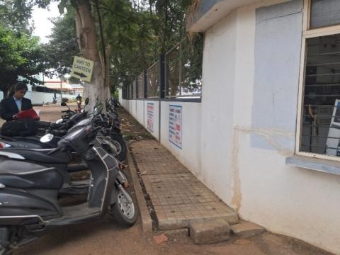 Compound wall @ JIT-Davanagere, Karnataka